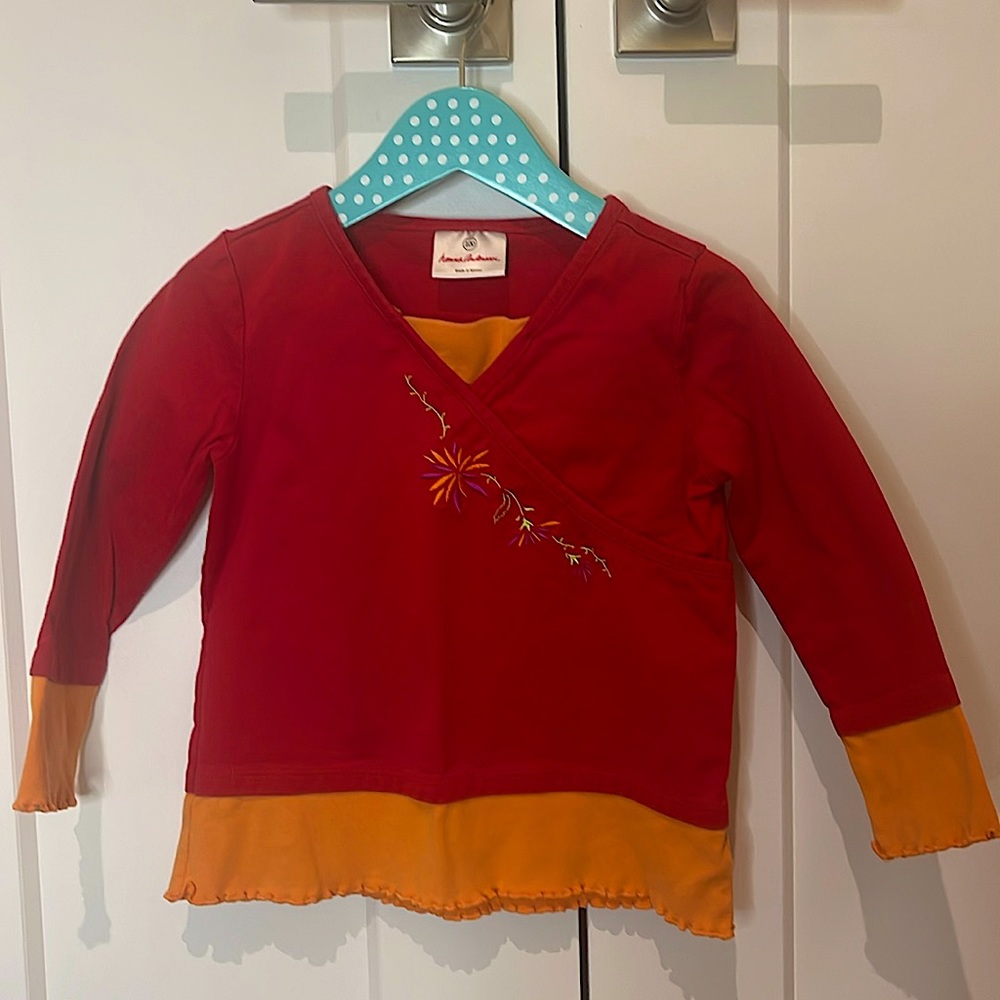 Hanna Andersson Girls Long Sleeve Top
